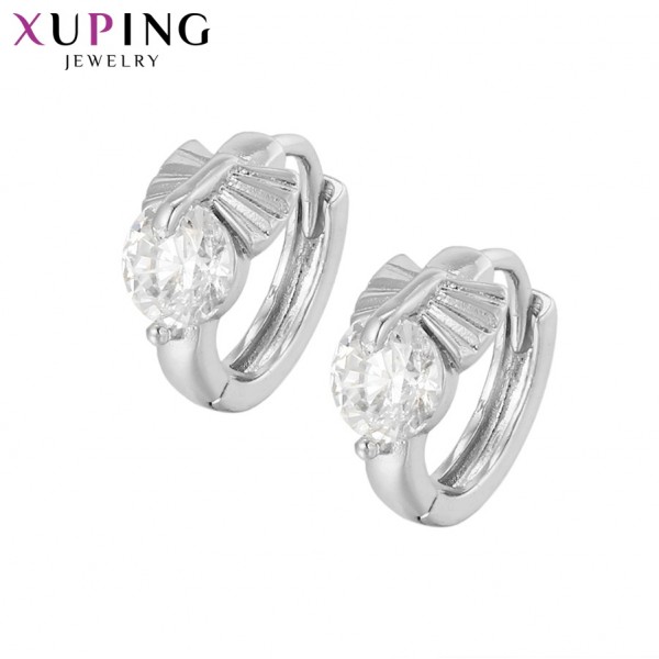 

Серьги Xuping с белыми фианитами родиум 5751000