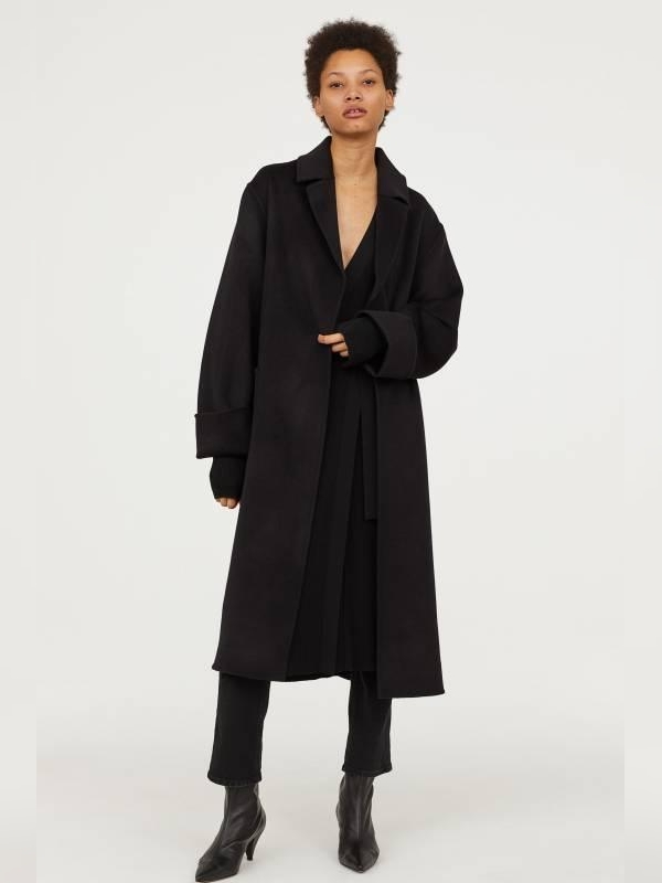 

Пальто H&M 0670485-8 40 Черное