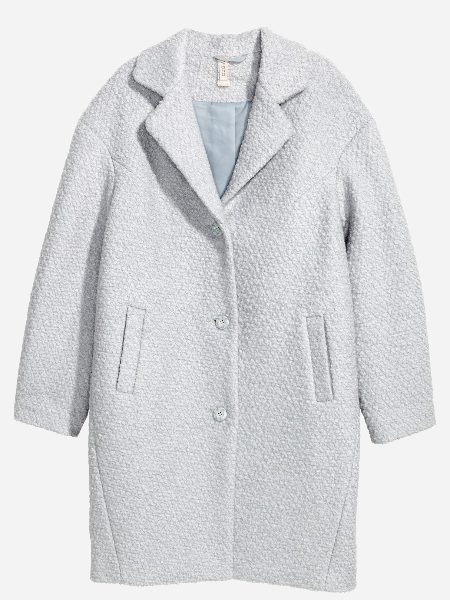 

Пальто H&M 0454199-6 36 Светло-серое