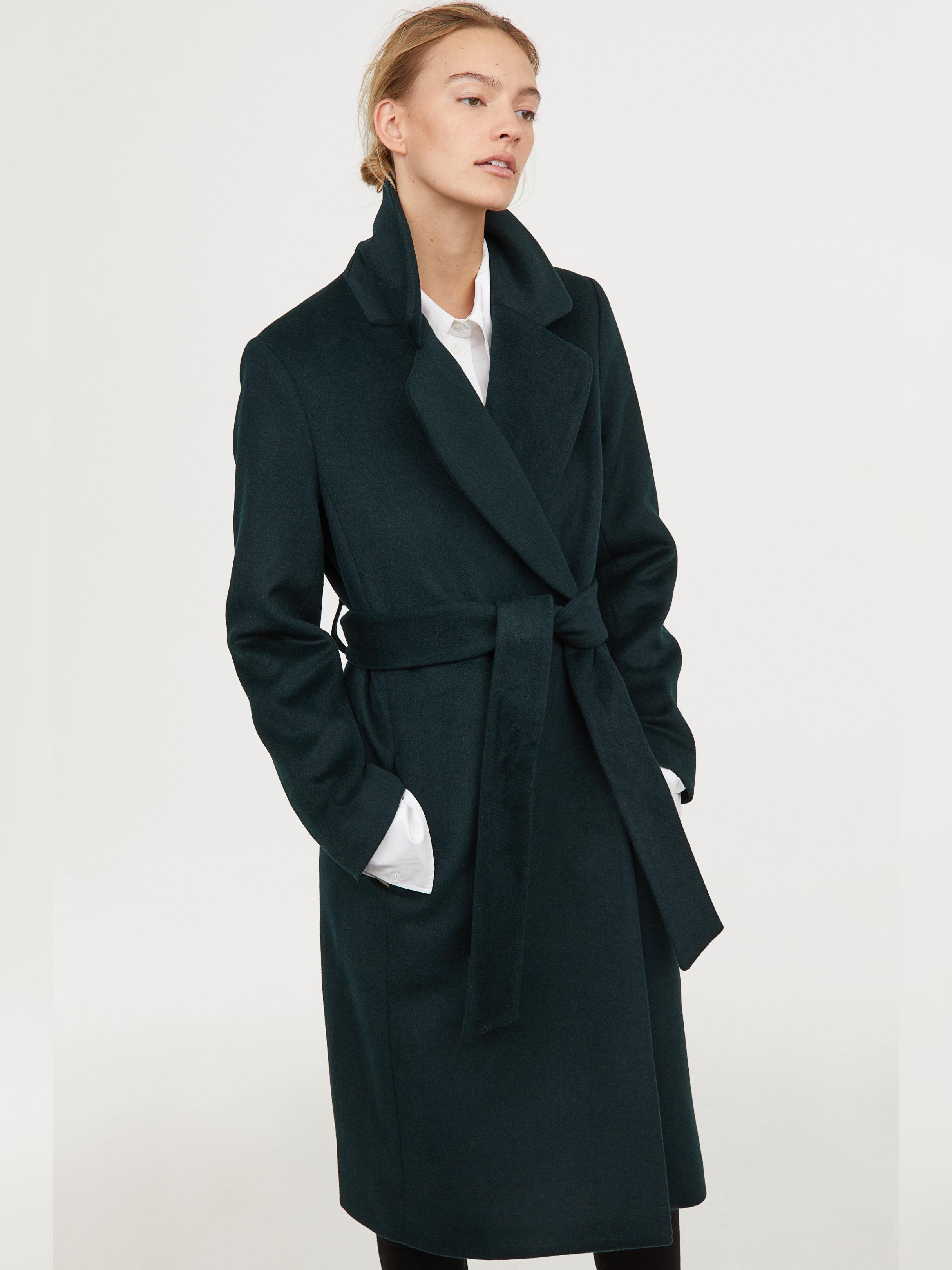 

Пальто H&M 0534181-8 46 Зеленое