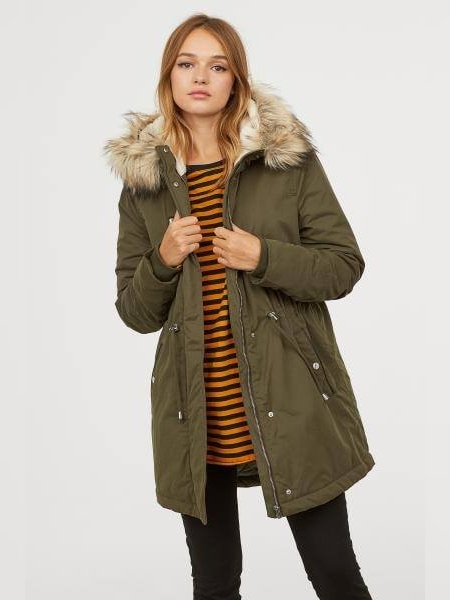 

Парка H&M 0693508-8 S Хаки