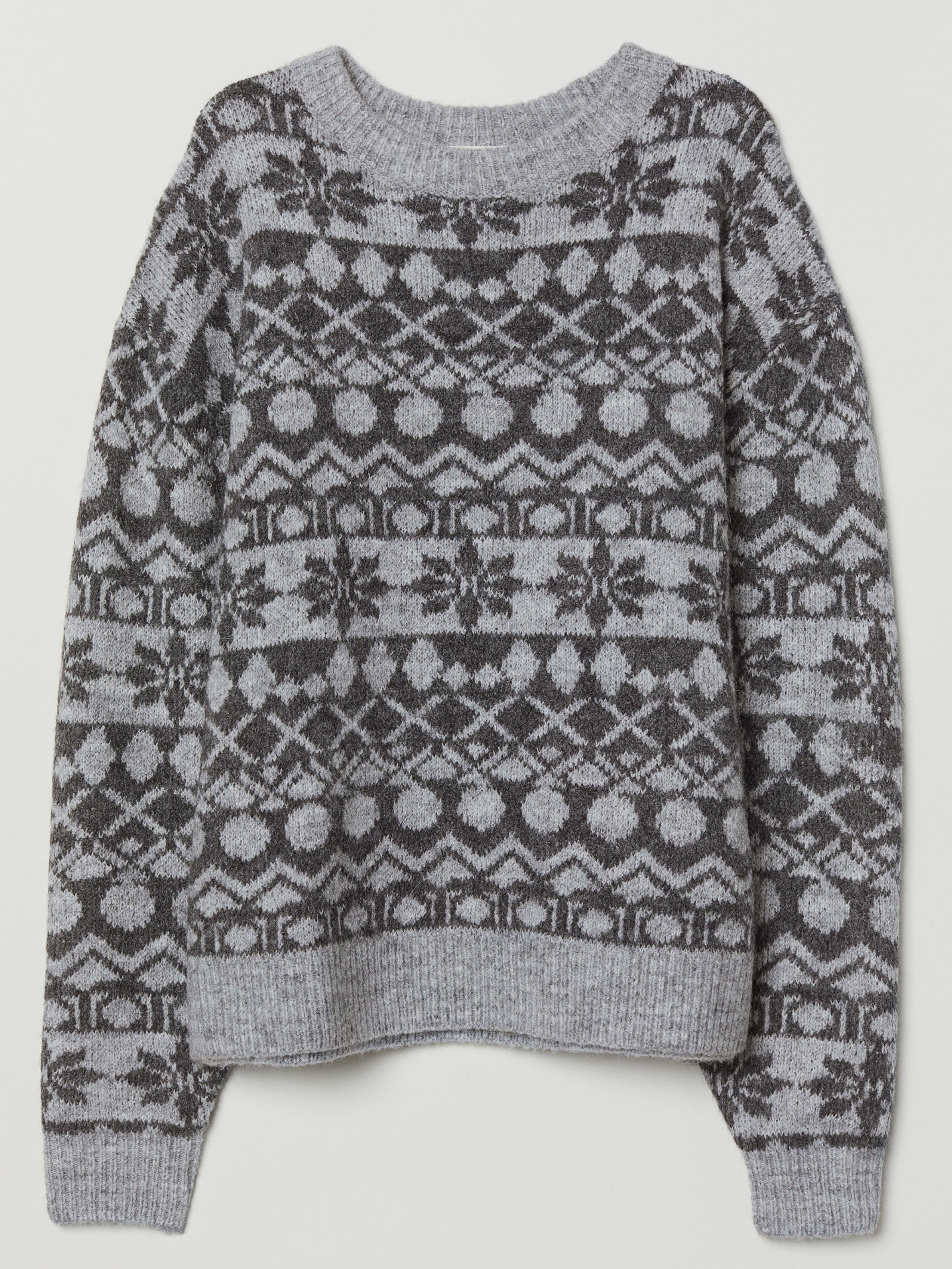 

Джемпер H&M 0696202-8 M Серый