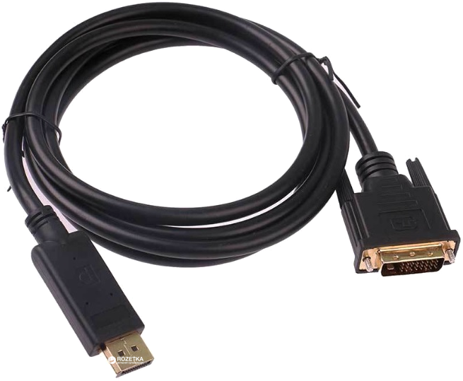 

Кабель Value DisplayPort Male на DVI Male 3 м Черный
