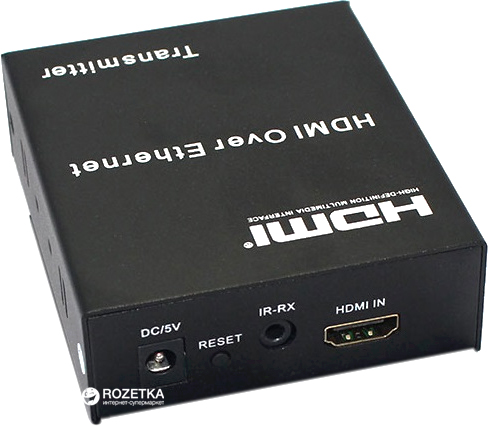 Акція на Удлинитель HDMI сигнала Value по UTP до 120 м, поддержка 3D Черный (S0614) від Rozetka UA
