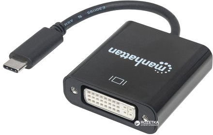 

Адаптер Manhattan USB3.1 Type-C (M) - DVI (F)