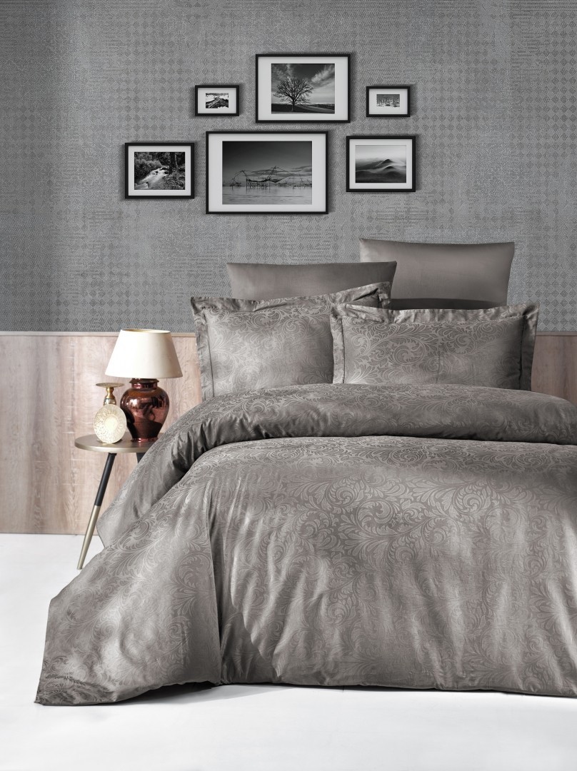 

Комплект постельного белья евро First Choice Jacquard SATIN Tecna Vizon 200х220 (FCS-0149)