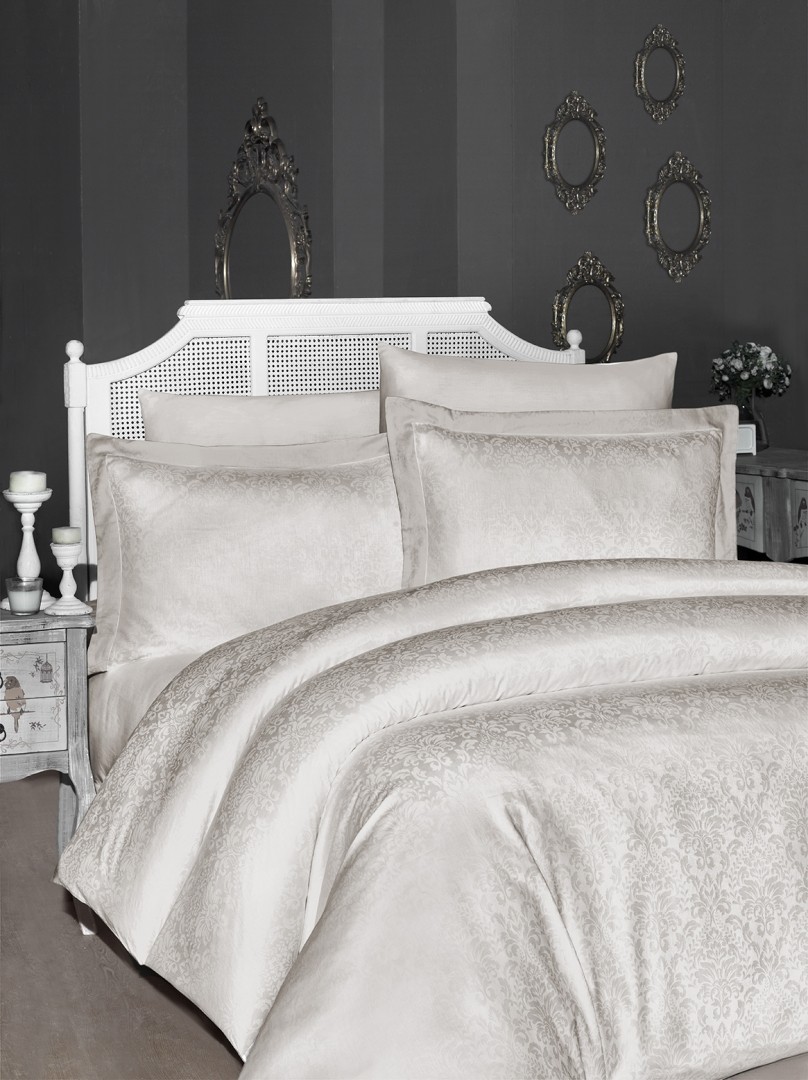 

Комплект постельного белья полуторный First Choice Jacquard SATIN Misra Taş 160х220 (FCS-0377)