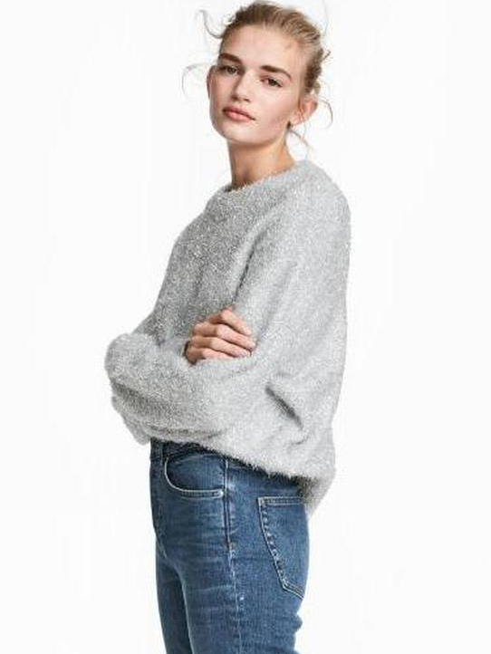 

Джемпер H&M 0536410-6  Металлический, Джемпер H&M 0536410-6 S Металлический