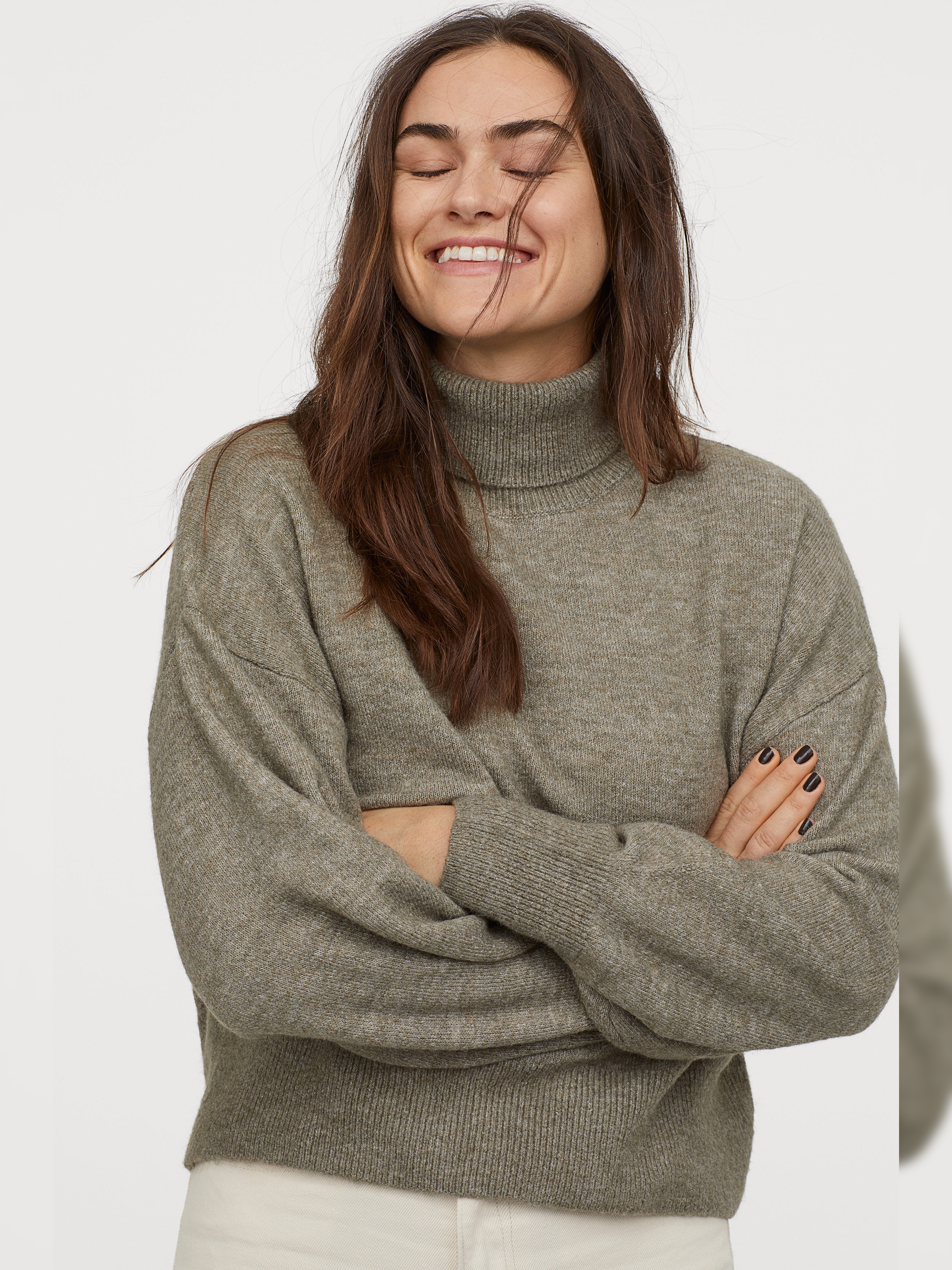 

Свитер H&M 0788632-1 S Хаки