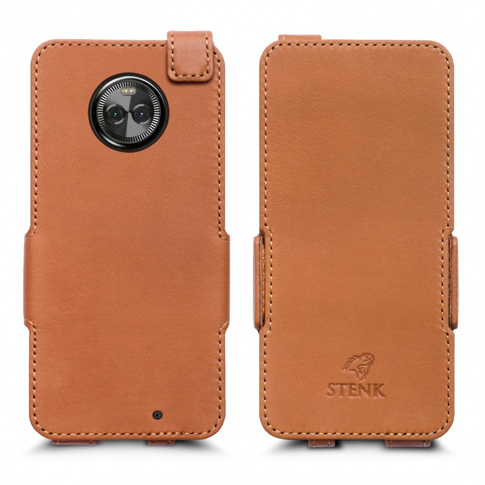 

Чехол флип Stenk Prime для Motorola Moto X4 Camel
