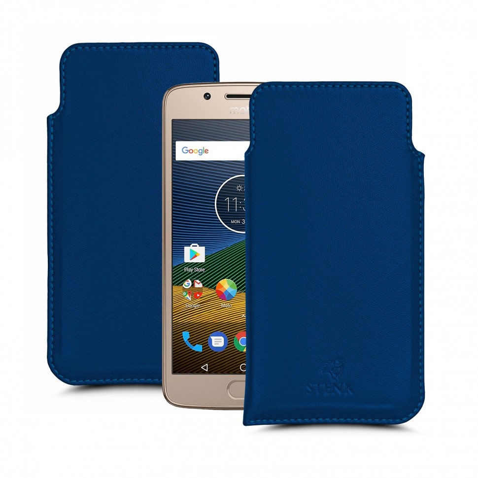 

Футляр Stenk Elegance для Motorola Moto G5 Plus Синий