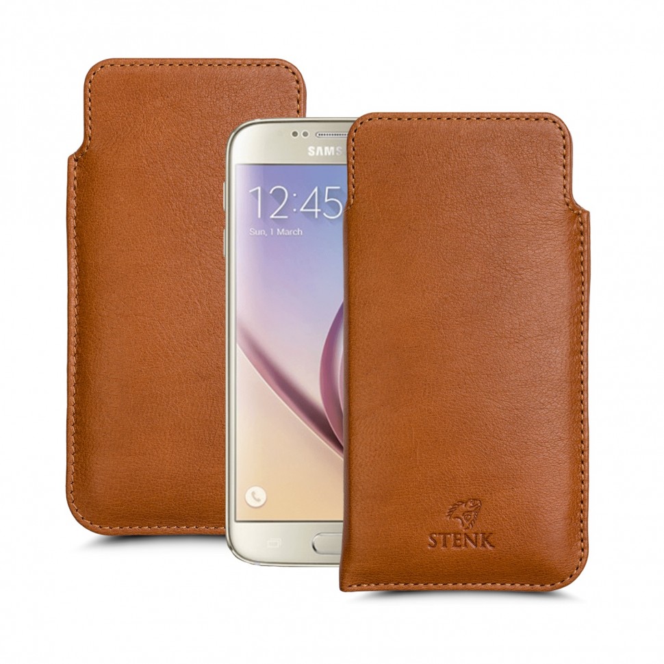 

Футляр Stenk Elegance для Samsung Galaxy S6 Edge Camel