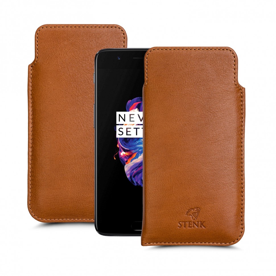 

Футляр Stenk Elegance для OnePlus 5 Camel