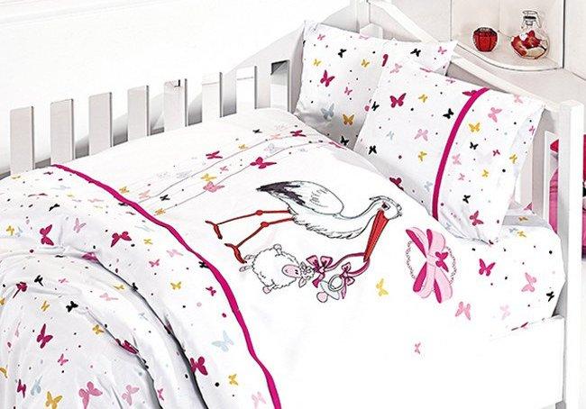 

Комплект постельного белья детский First Choice Stark Pembe 100х150 (FCB-0004)