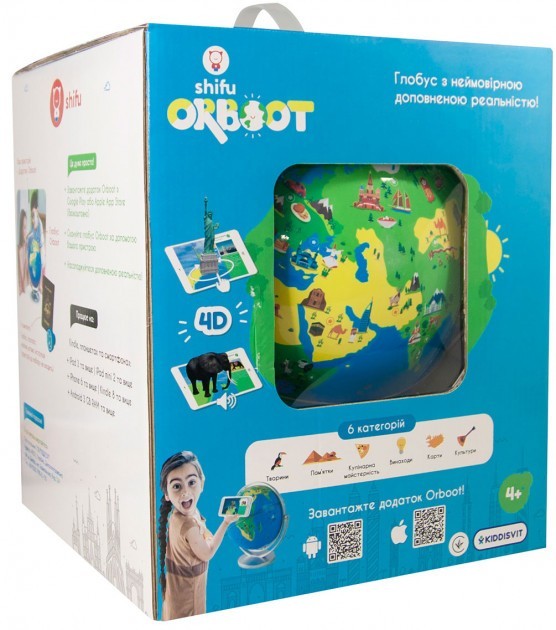 

Интерактивная игрушка Shifu с дополненной реальностью Глобус Orboot 51475