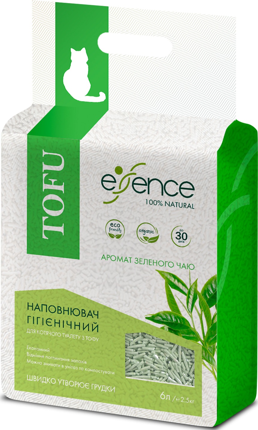 Наполнитель для кошачьего туалета Essence из тофу с ароматом