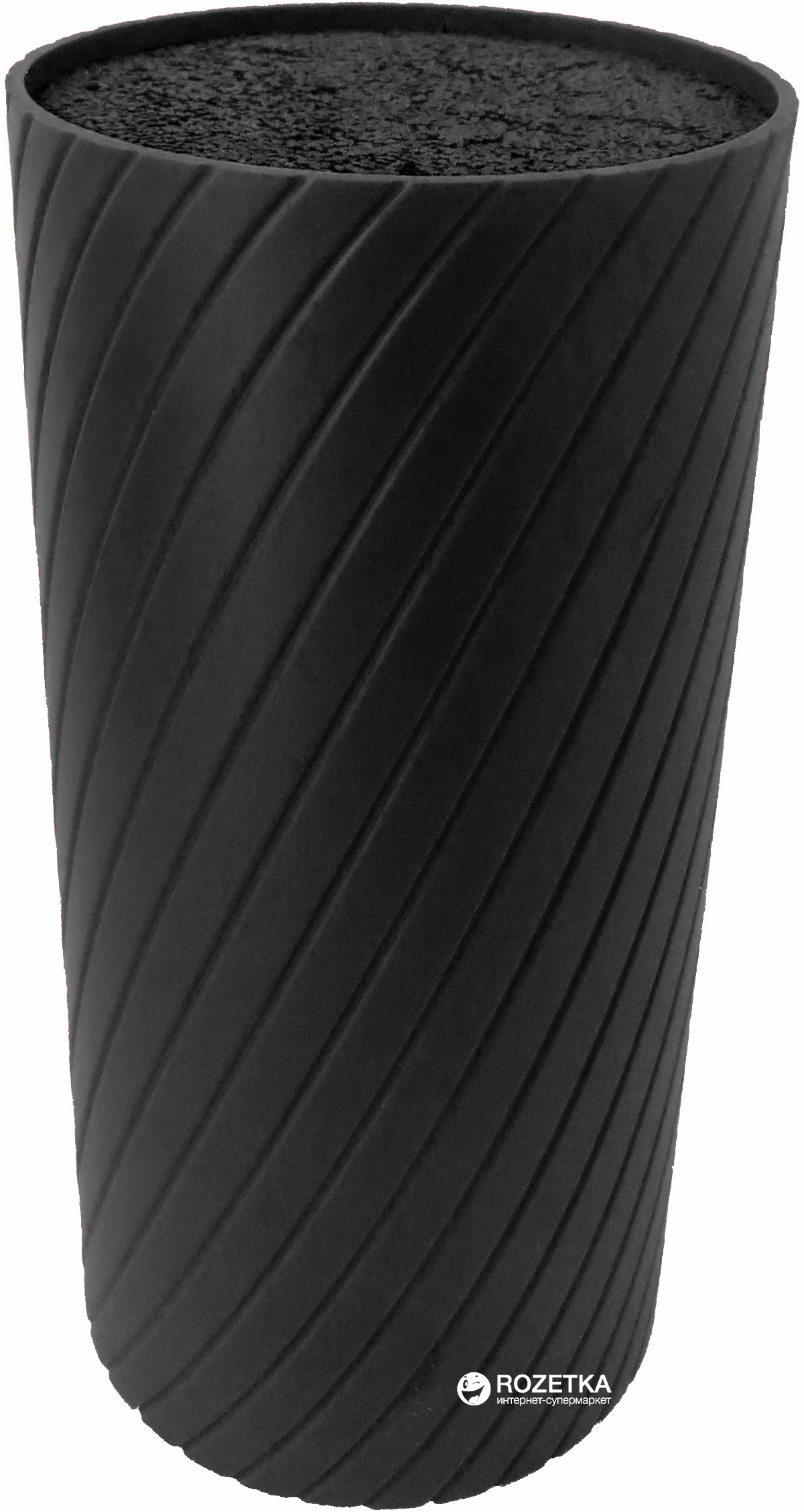 

Подставка для ножей Lessner 11 х 22 см Черная