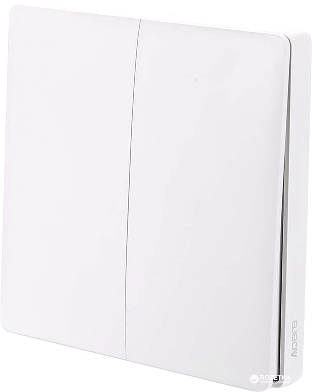 

Умный выключатель Xiaomi Aqara Smart Light Switch 2 кнопки Белый