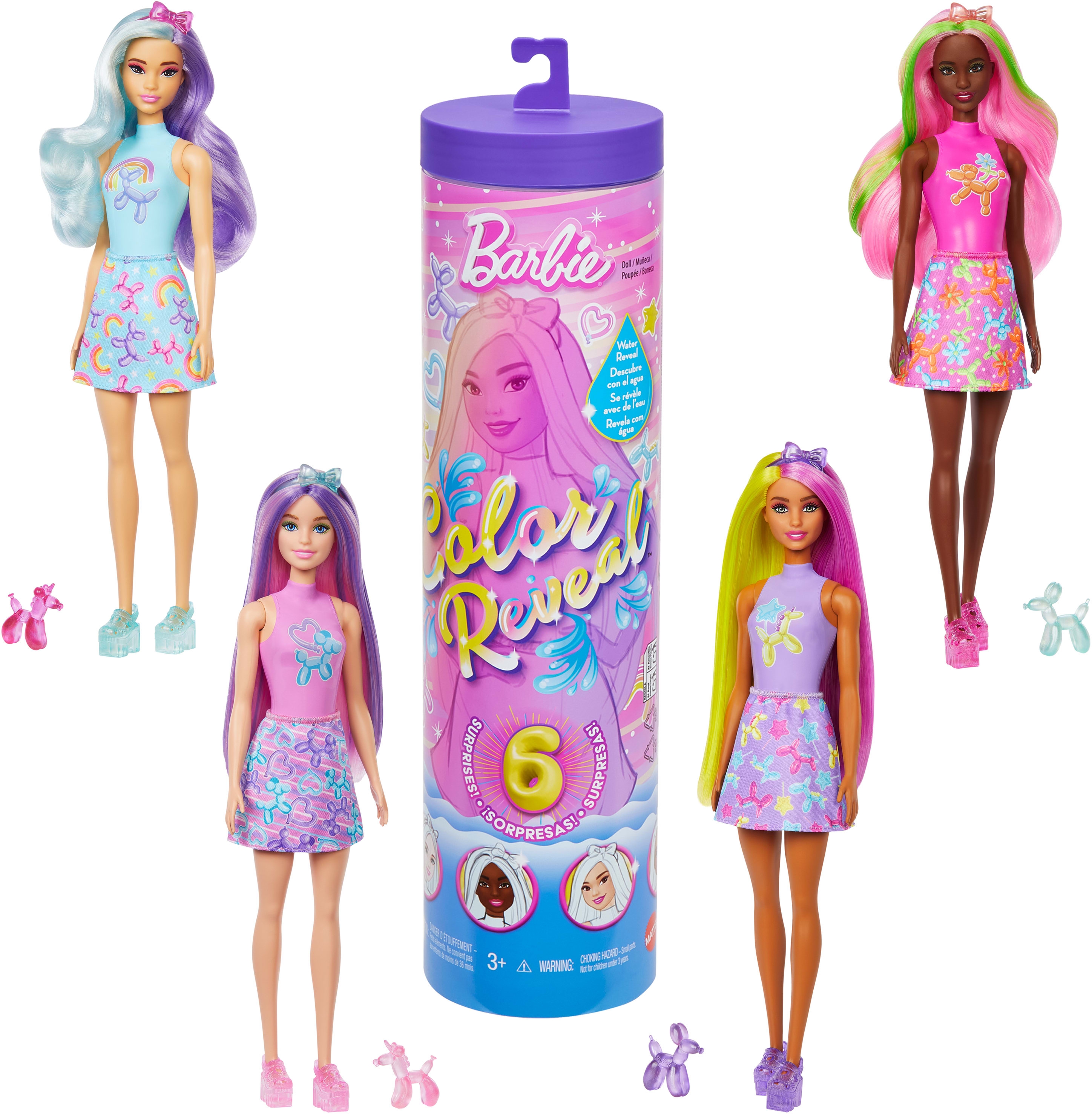Barbie Лялька-сюрприз Barbie Color Reveal Кулькові улюбленці (JFV58