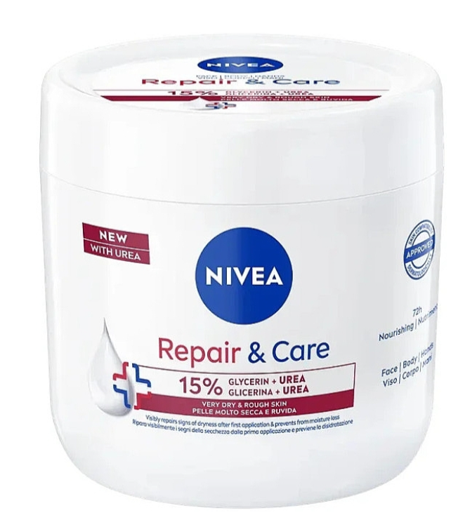 Крем для тіла NIVEA Repair & Care з сечовиною 400 мл (9005800385587)