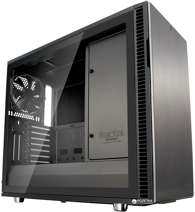 Корпус Fractal Design Define R6 Gunmetal TG Black (FD-CA-DEF-R6-GY-TG ...