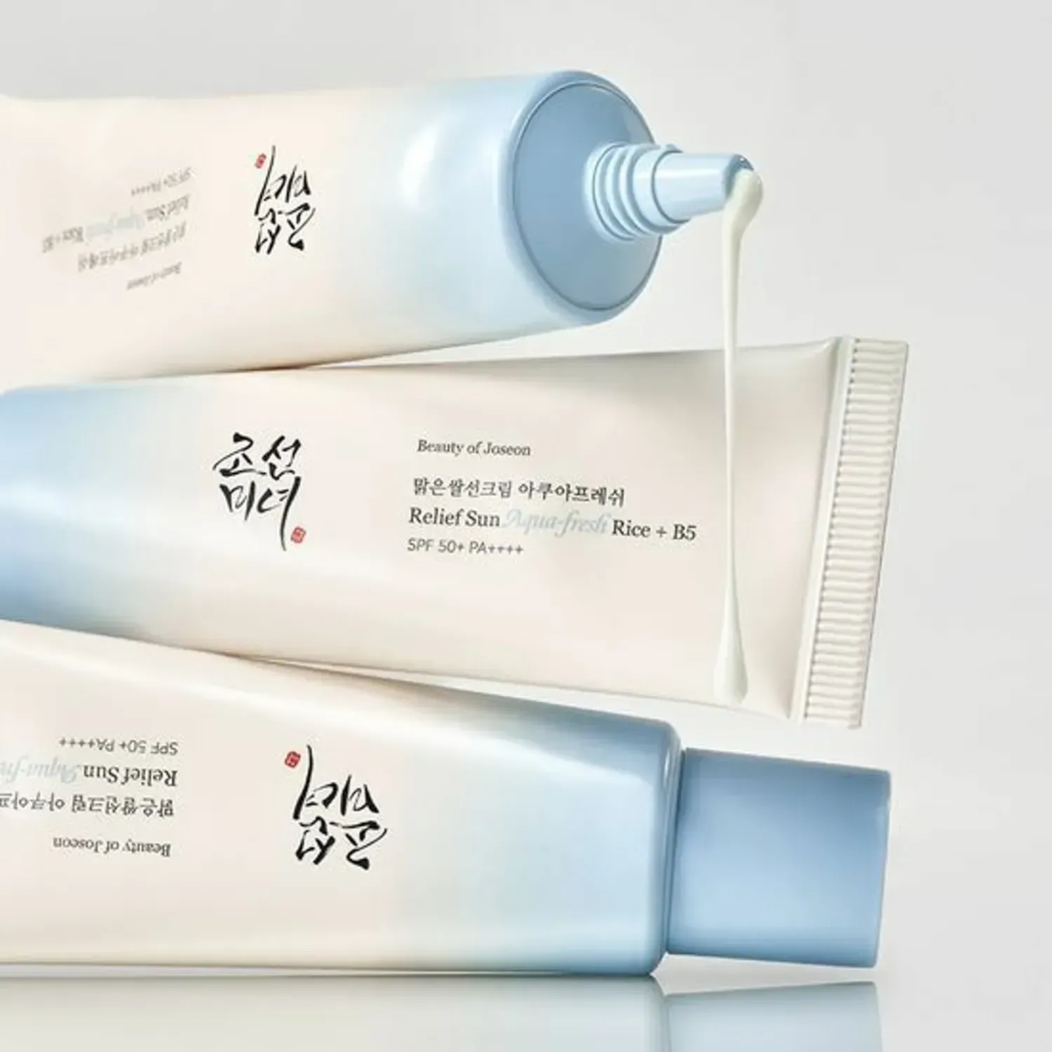 Сонцезахисний крем Beauty of Joseon Relief Sun Aqua-Fresh з рисовою водою та вітаміном B5 SPF 50+ 50 мл (8809968130277) — фото 4