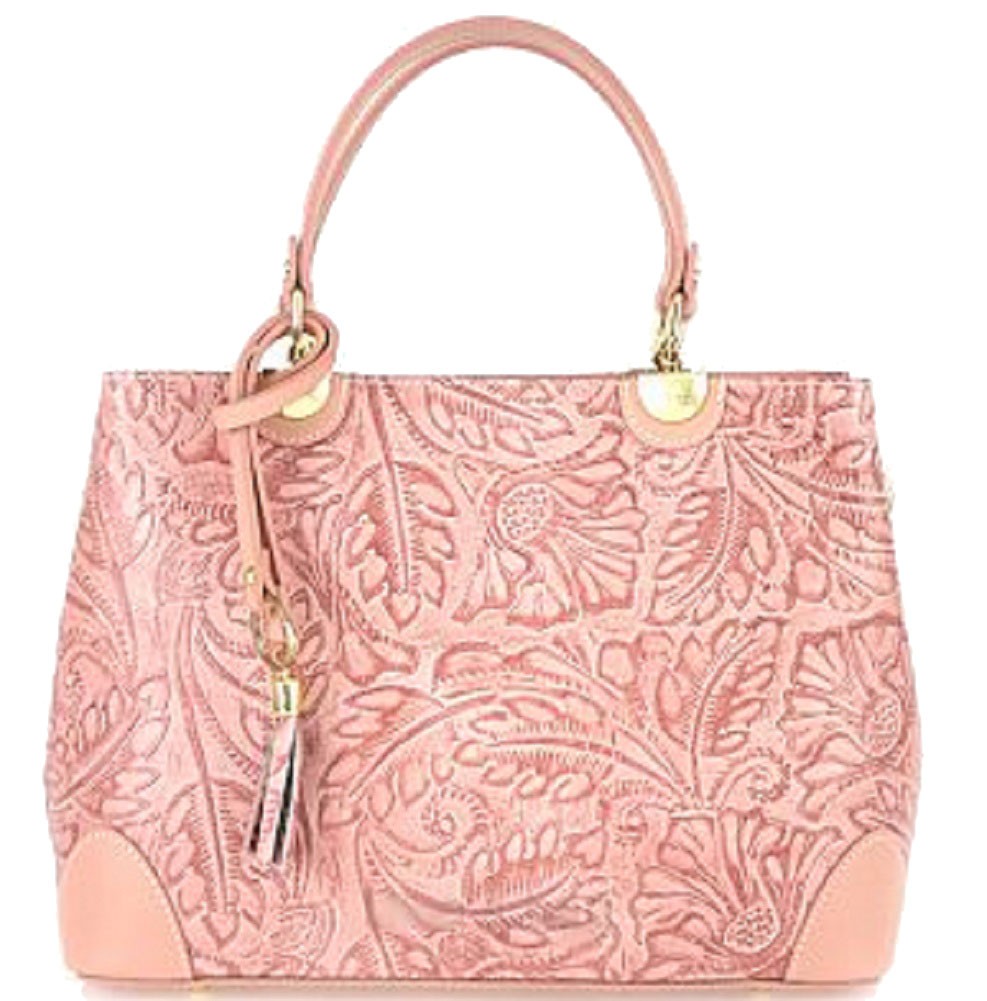 

Женская кожаная сумка Bottega Carele BC143 pink
