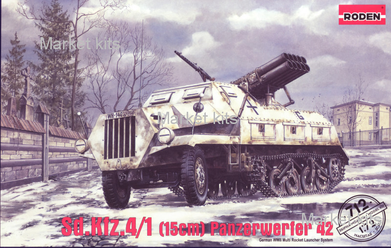 

Немецкая самоходная установка Sd.Kfz. 4/1 Panzerwerfer 42 1:72 RODEN (RN712)