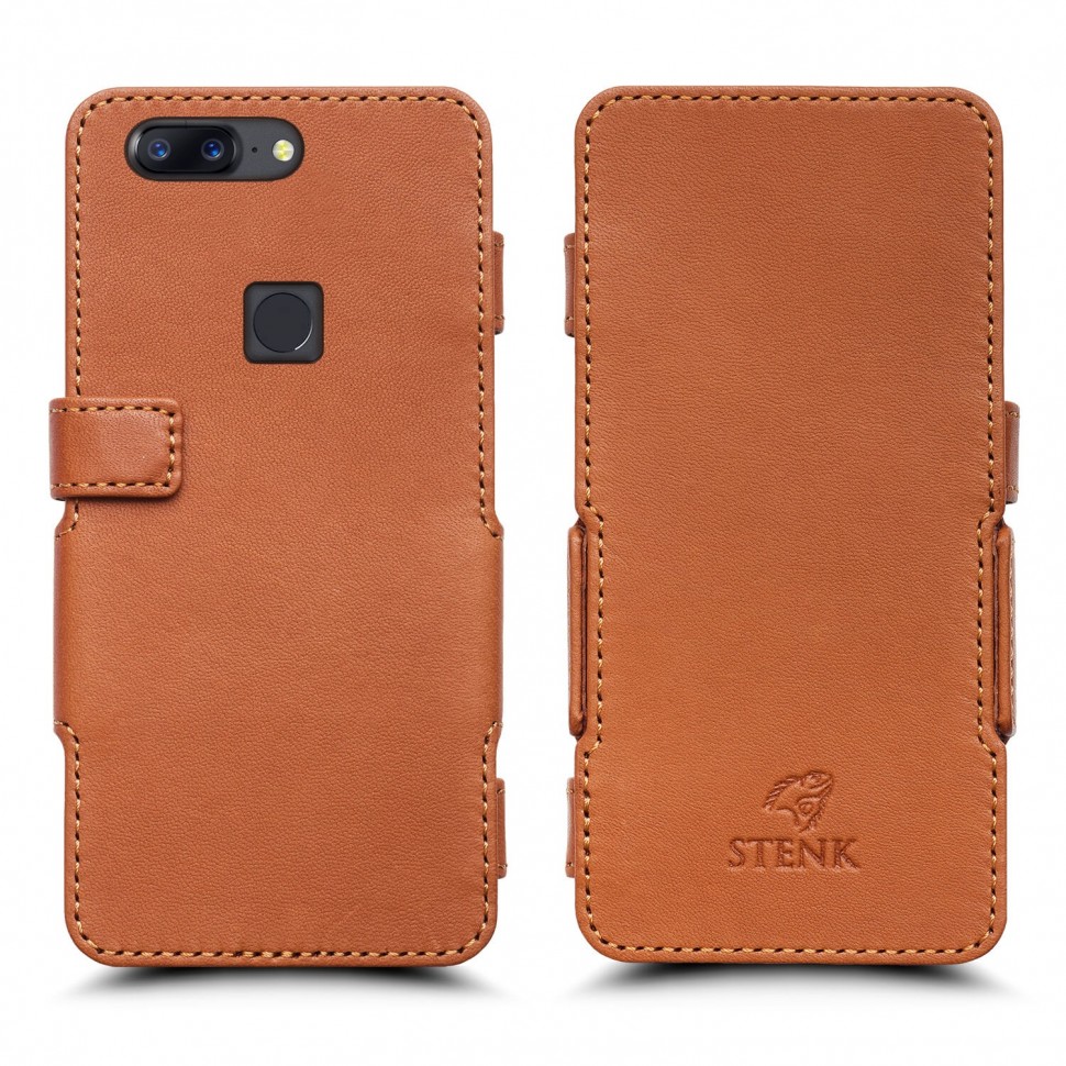

Чехол книжка Stenk Prime для OnePlus 5T Camel