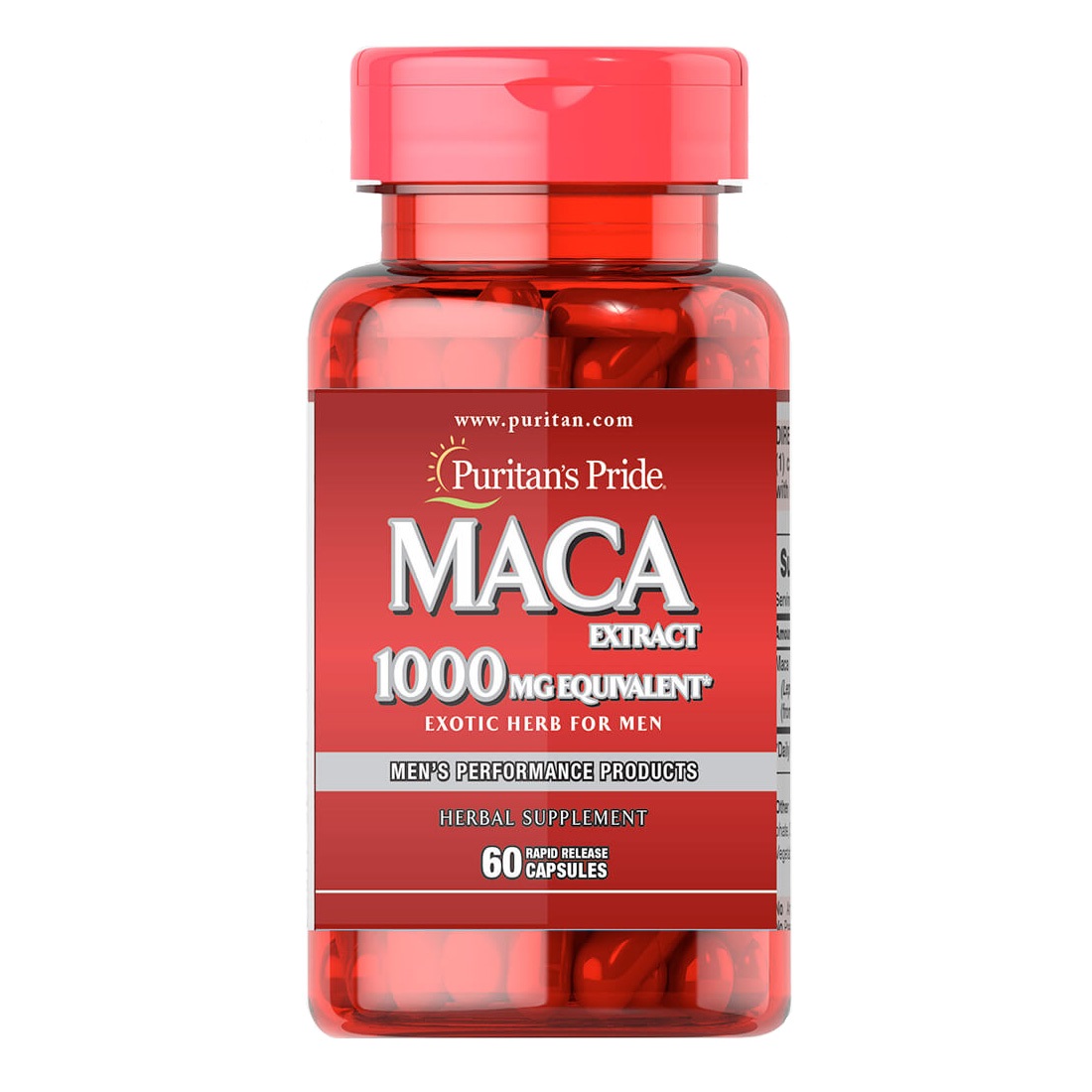 

Потенцер Puritan's Pride Maca 1000 mg Exotic Herb for Men 60 капс Без вкуса (654f51)