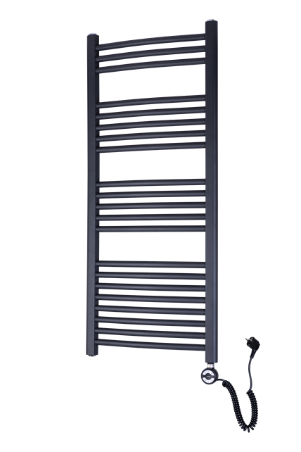 

Электрический полотенцесушитель Essen Gray Anthracite Oval 1000/500 ES Графитовый