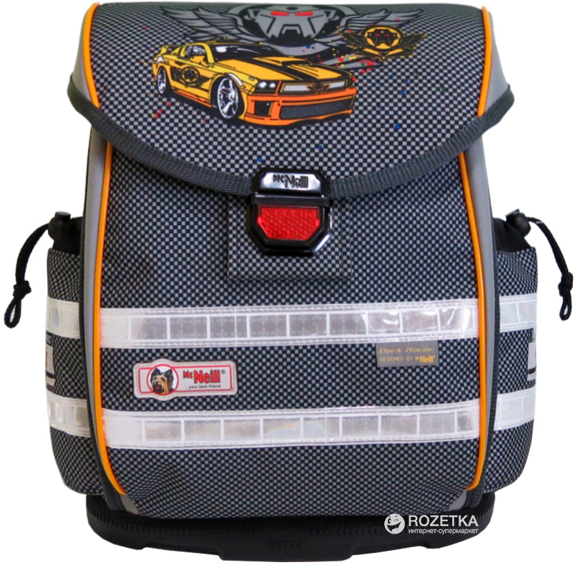 Ранец укомплектованный McNeill Ergo Light Basic Dark Race для мальчика ...