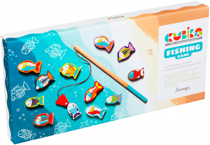 

Деревянная игрушка Cubika Рыбалка 14 деталей (13739)