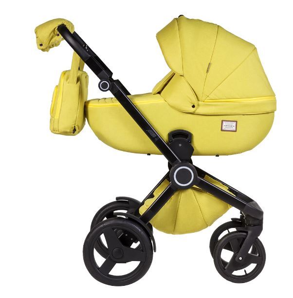 

Коляска 2 в 1 Adamex Avero len Q9 лимонная