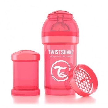 

Twistshake антиколиковая бутылочка 180мл, персиковая (78031)