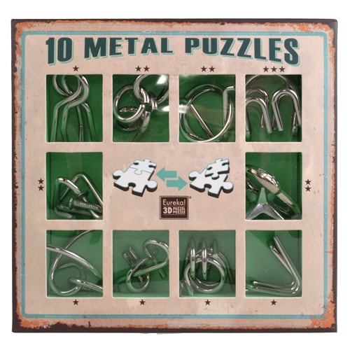 

Комплект из 4 наборов головоломок Metal Puzzle Eureka 473355у