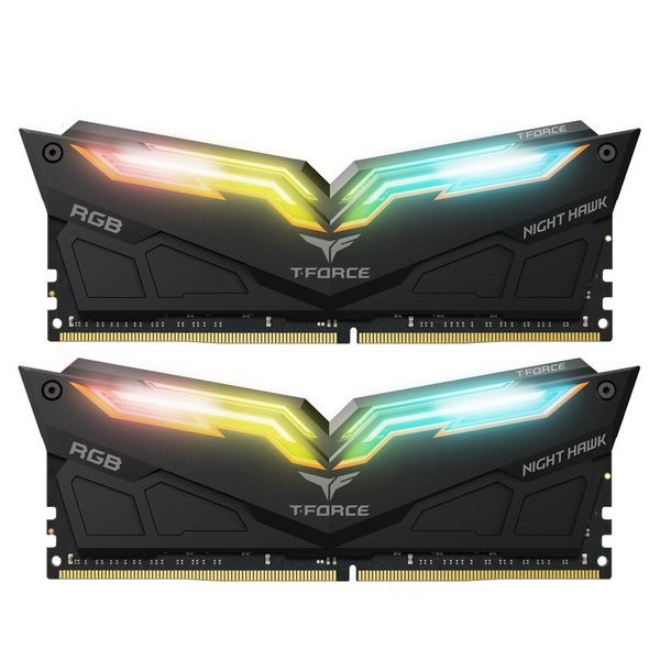 

DDR4 2x16GB/3200 Team T-Force Night Hawk RGB Black (TF1D432G3200HC16CDC01)