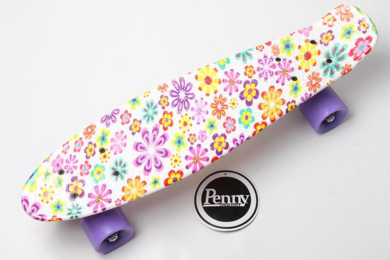 

Скейт Пенни Борд Print, Penny Board Original 22 c Рисунком Цветочки (Цветочки)