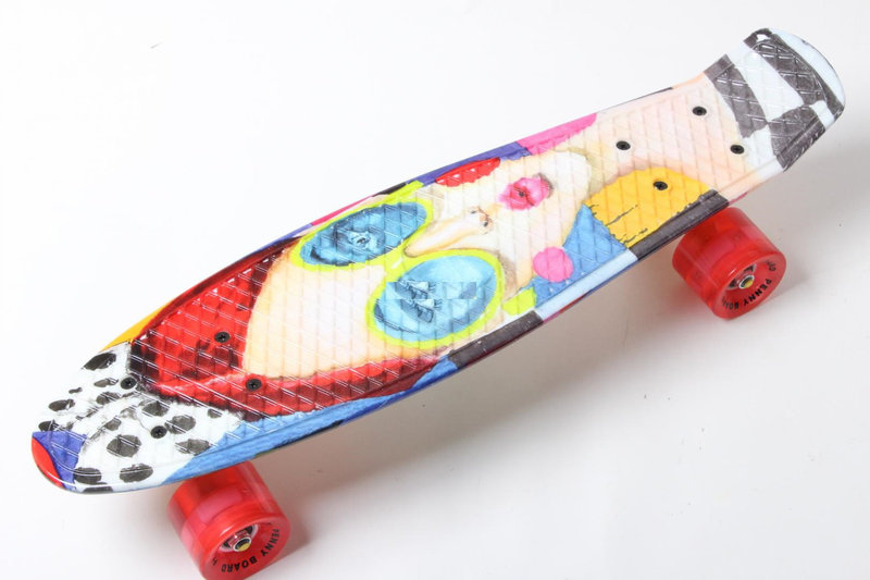

Пенни Борд Print, Penny Board Original 22 c Рисунком Девочка в Очках Led (Девочка в Очках Led)