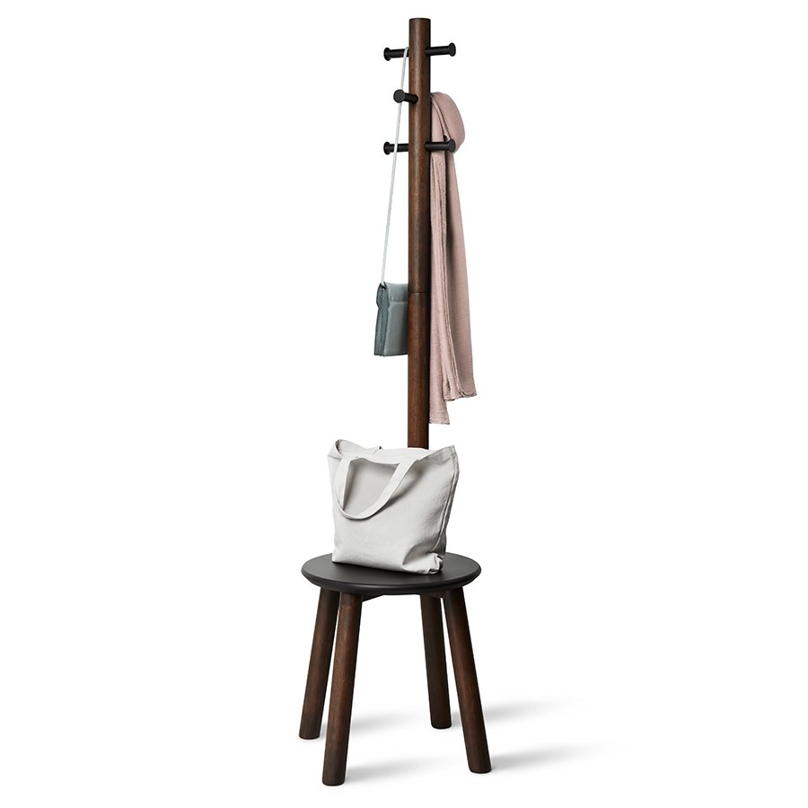 

Табурет со встроенной вешалкой Umbra Pillar Stool/Coatrack Black (11014257-048)