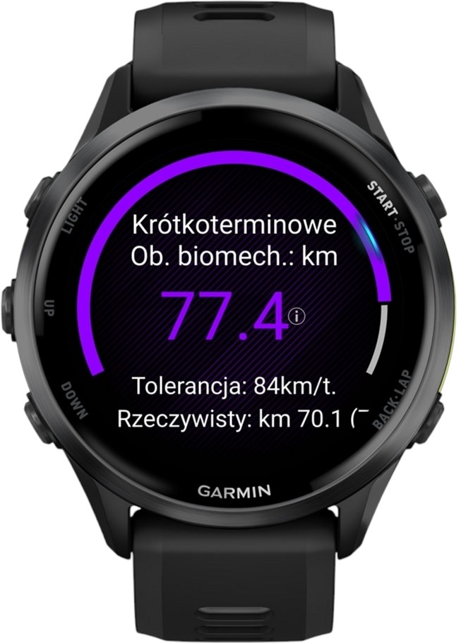 фото Смарт-годинник Garmin Forerunner 970 Carbon Gray DLC Titanium w. Black Case and Black/Translucent W. Band (010-02969-00/10)