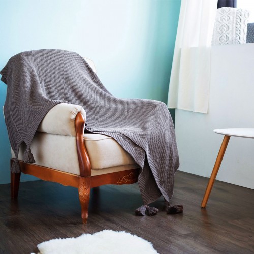 

Плед SoundSleep Olvia вязаный 140х180 см коричневый