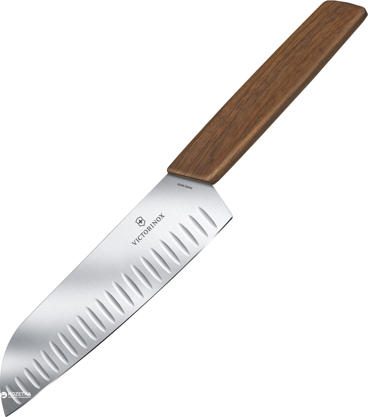 

Кухонный нож Victorinox Swiss Modern Santoku 17 см Коричневый (6.9050.17KG)