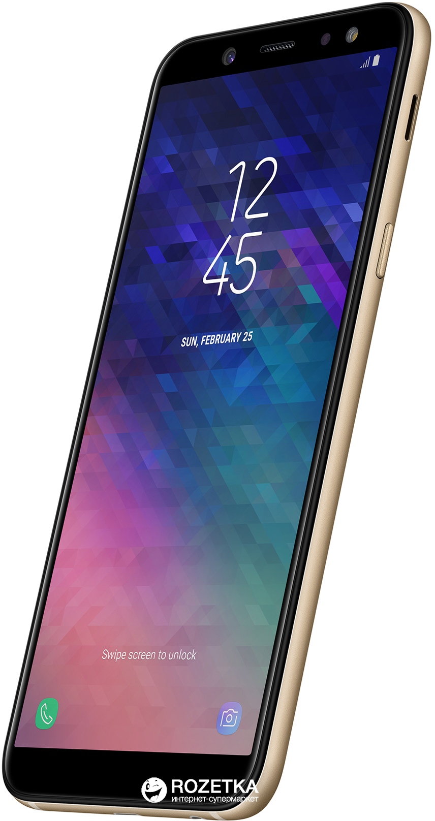 Мобильный телефон Samsung Galaxy A6 SM-A600 3/32GB Gold (SM-A600FZDNSEK) –  фото, отзывы, характеристики в интернет-магазине ROZETKA | Купить в  Украине: Киеве, Харькове, Днепре, Одессе, Запорожье, Львове