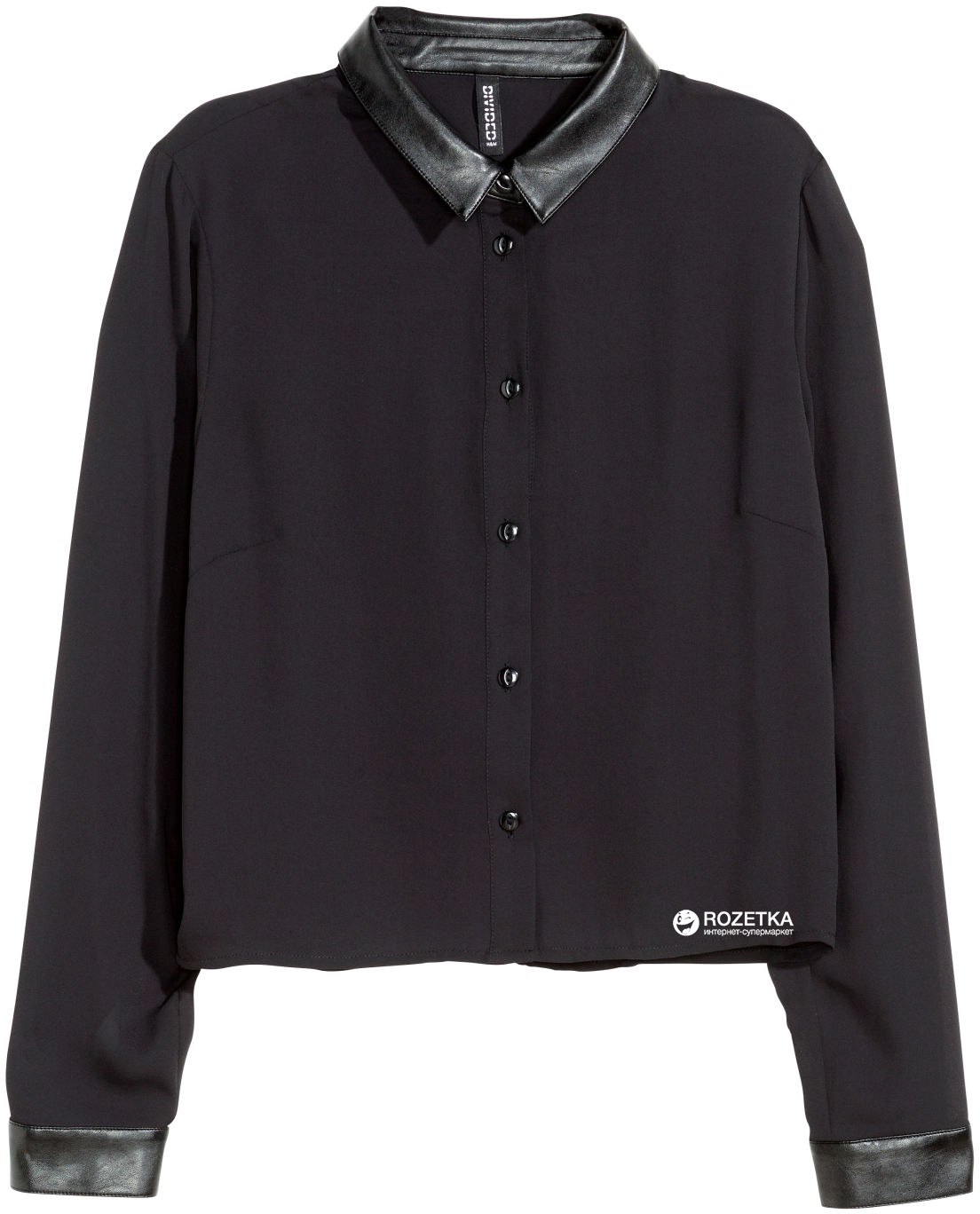 

Рубашка H&M 0336496 44 Черная