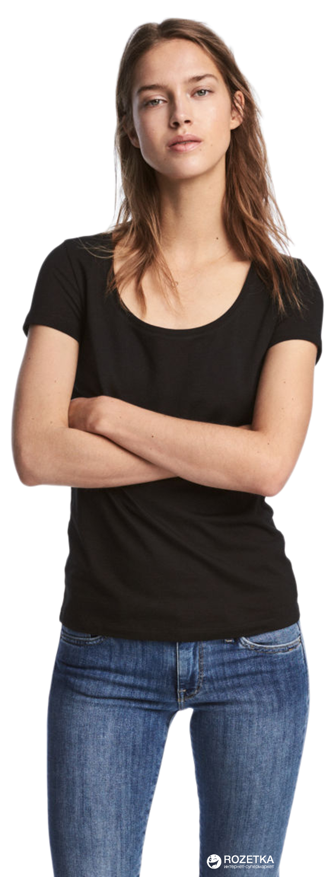

Футболка H&M 0264984 S Черная