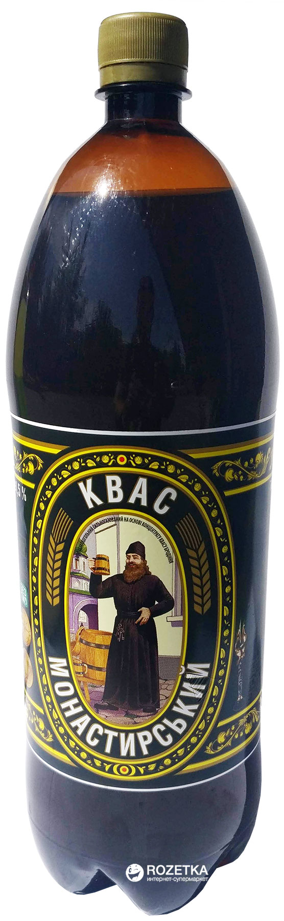 Упаковка кваса Монастырский Квас 2 л x 6 шт (4820000770286)