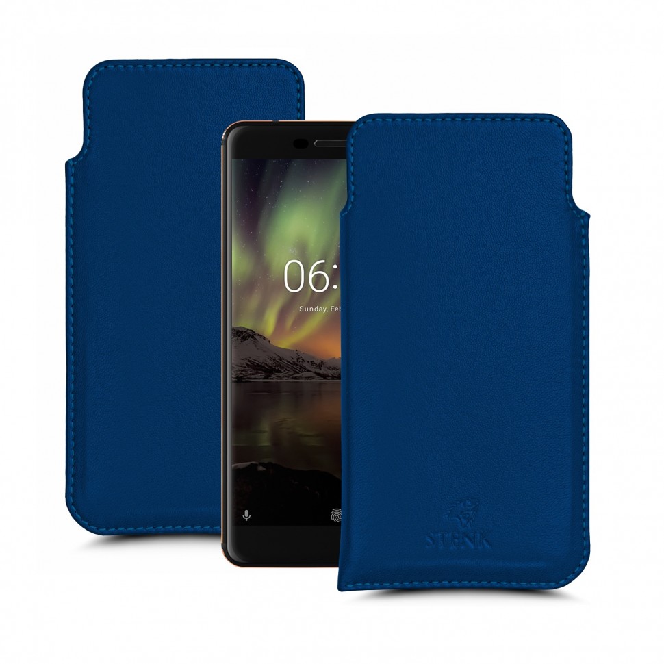 

Футляр Stenk Elegance для Nokia 6.1 Синий
