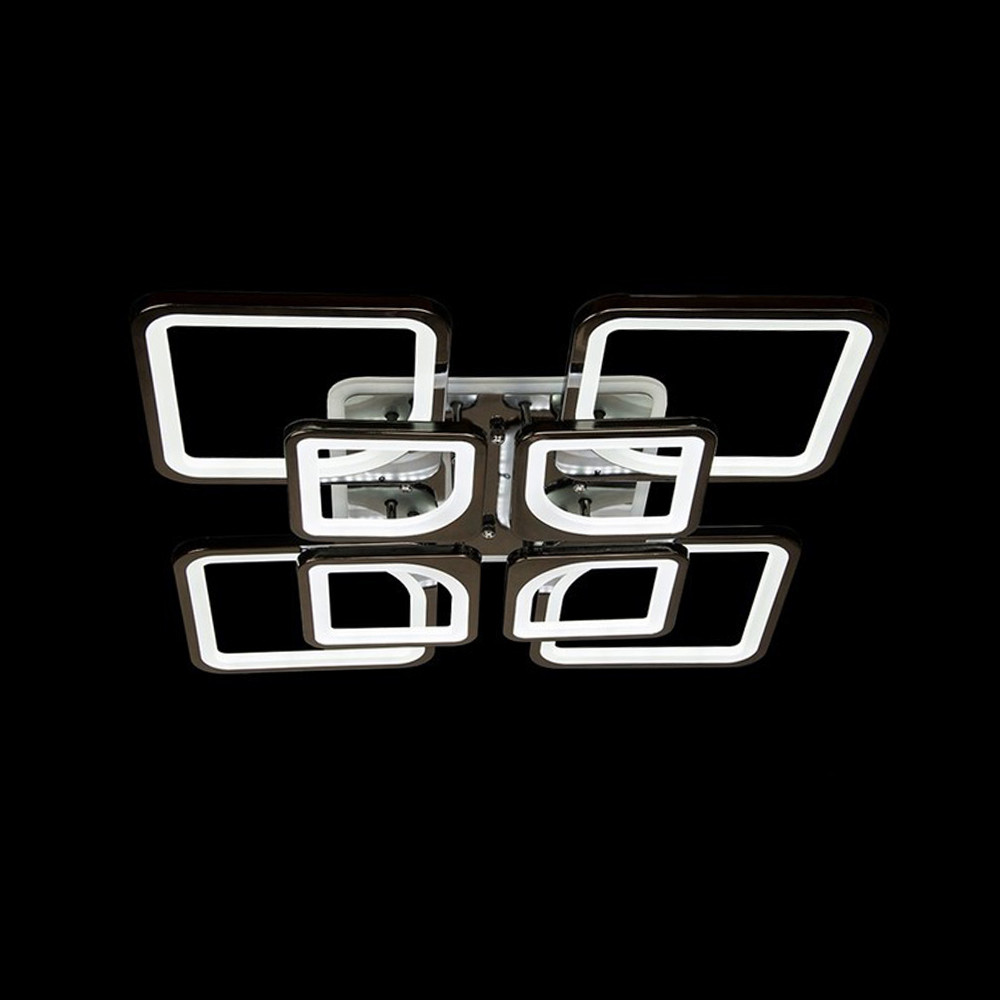 

Светодиодная LED люстра 165 Вт с подсветкой и регулировкой яркости LS-6654-4-4BHR