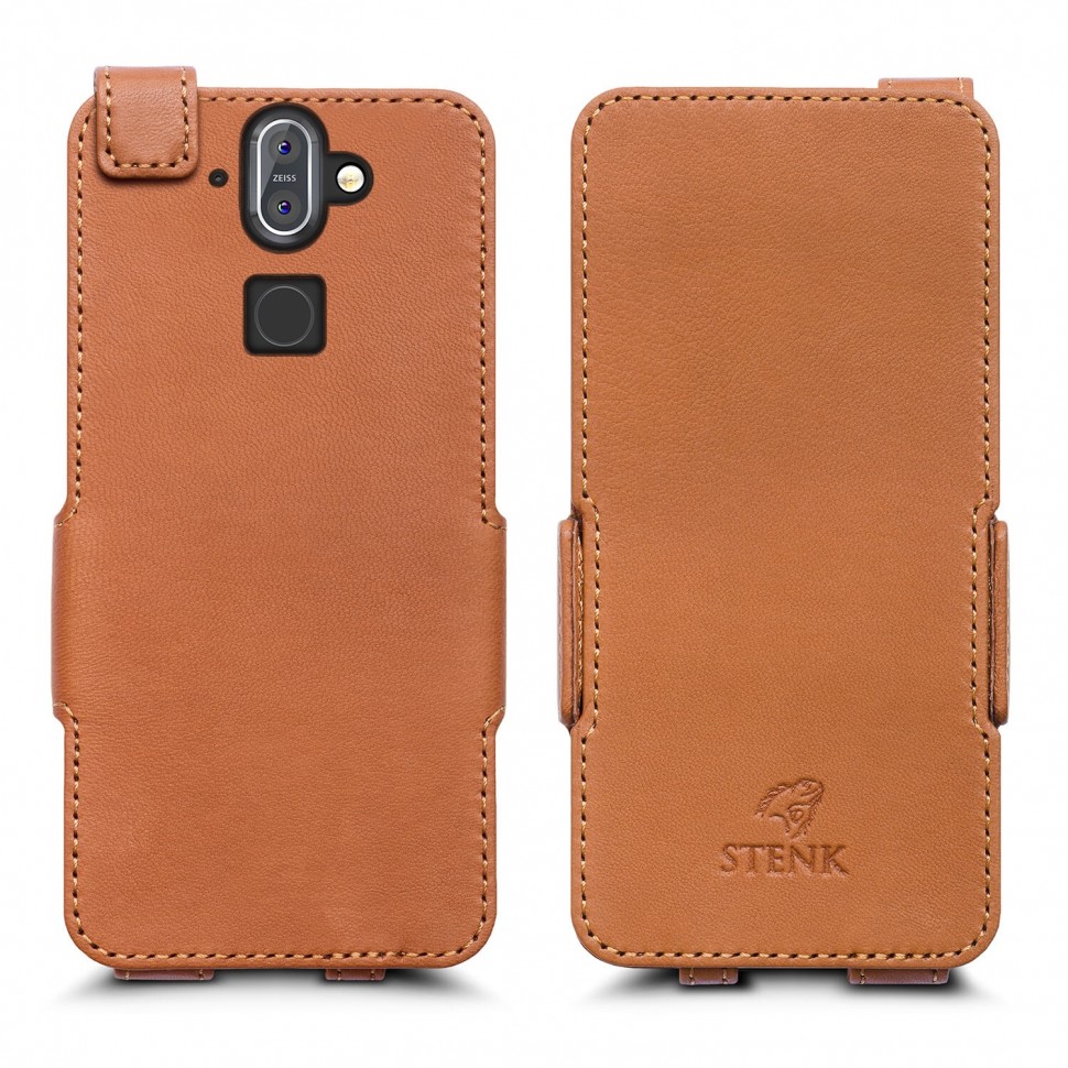 

Чехол флип Stenk Prime для Nokia 8 Sirocco Camel